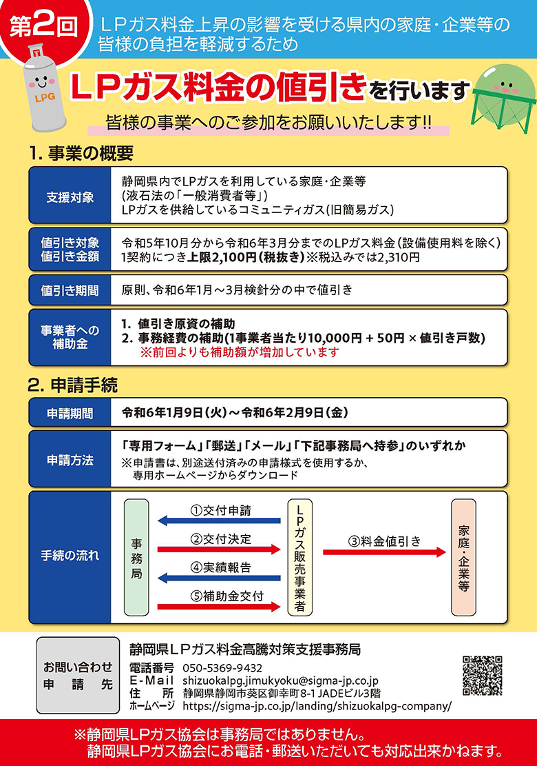 静岡県LPガス料金高騰対策緊急支援事業